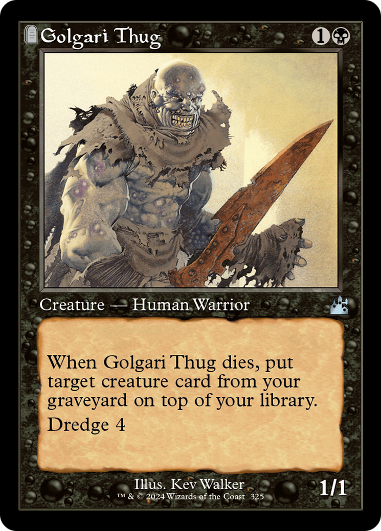 Golgari Thug (RVR-325) - : (tombstone) Foil