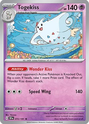 Togekiss 72 - Holofoil