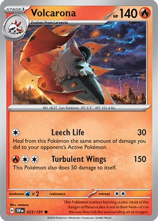 Volcarona 25 - Reverse Holofoil