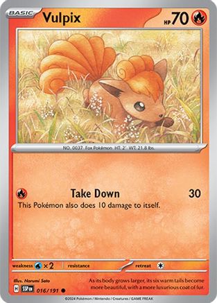 Vulpix 16 - Reverse Holofoil