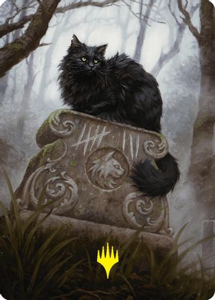 Nine-Lives Familiar 2 Art Card (36/54) (Gold-Stamped Planeswalker Symbol) (ASFDN-036) -