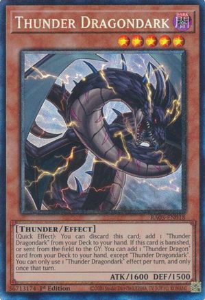 Thunder Dragondark (PCR) (RA03-EN018) - Quarter Century Bonanza 1st Edition