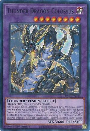 Thunder Dragon Colossus (RA03-EN036) - Quarter Century Bonanza 1st Edition