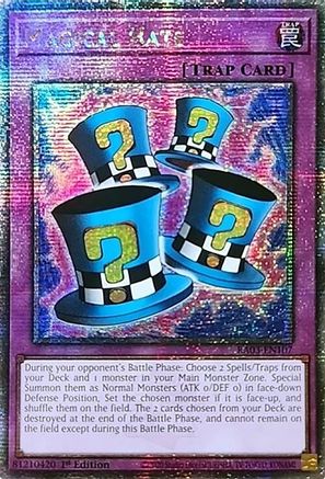 Magical Hats (Quarter Century Secret Rare) (RA03-EN107) - Quarter Century Bonanza 1st Edition