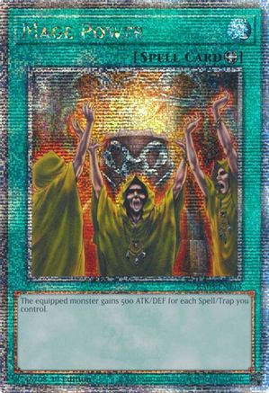 Mage Power (Quarter Century Secret Rare) (RA03-EN113) - Quarter Century Bonanza 1st Edition