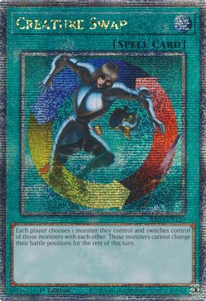 Creature Swap (Quarter Century Secret Rare) (RA03-EN120) - Quarter Century Bonanza 1st Edition