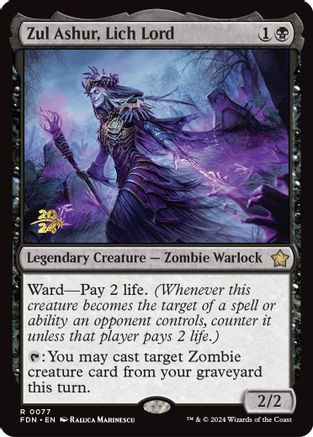 Zul Ashur, Lich Lord (PRE-077) -  Foil