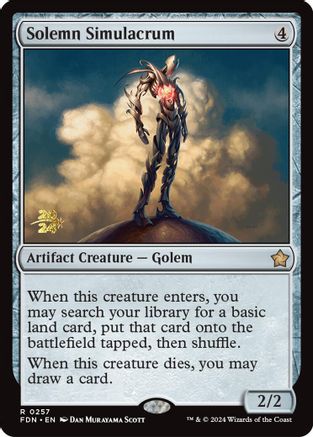 Solemn Simulacrum (FDN) (PRE-257) -  Foil