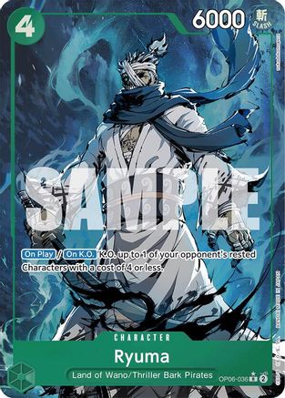 Ryuma (Alternate Art) (OP06-036) - Premium Booster -The Best- Foil