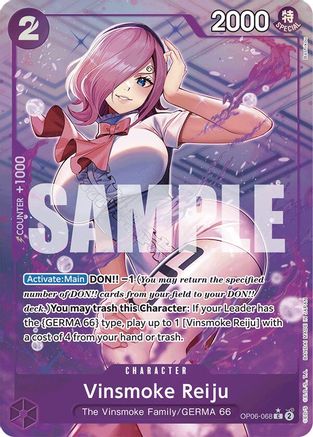 Vinsmoke Reiju (OP06-068) (Full Art) (OP06-068) - Premium Booster -The Best- Foil