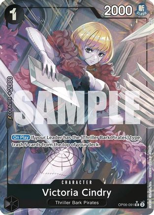 Victoria Cindry (Full Art) (OP06-091) - Premium Booster -The Best- Foil