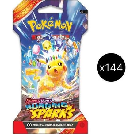 Surging Sparks Sleeved Booster Pack Case -