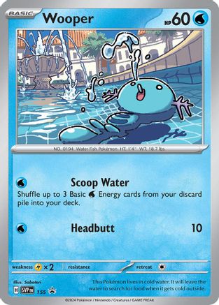 Wooper - 155 155 - Holofoil