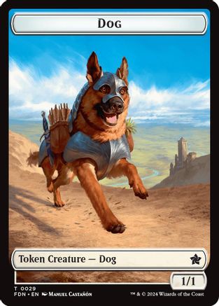 Dog // Beast (0033) Double-Sided Token (FDN-29 // 33) -