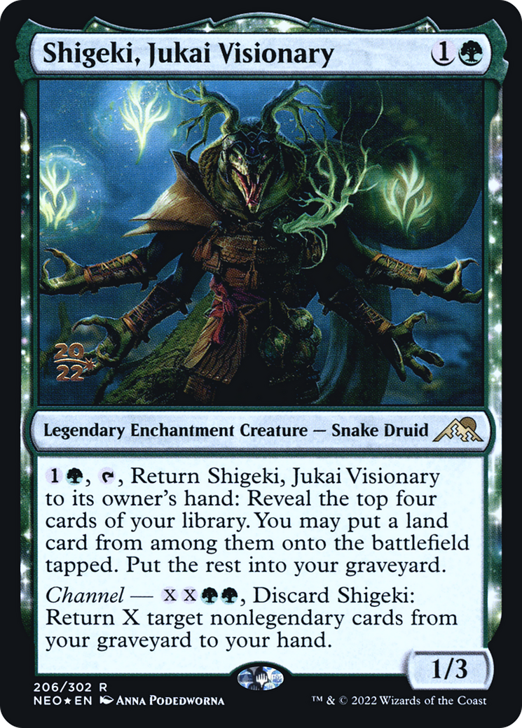 Shigeki, Jukai Visionary (PRE-206S) - : (enchantment) Foil