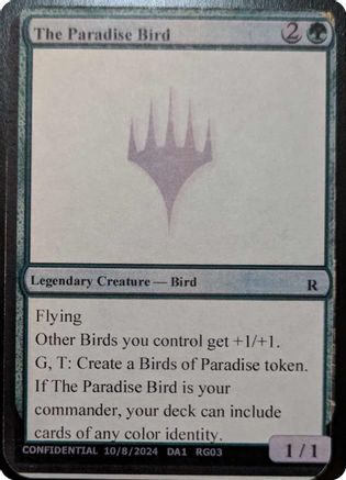 The Paradise Bird (-) -