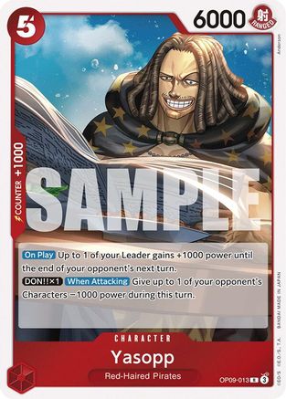 Yasopp (OP09-013) - Emperors in the New World Foil