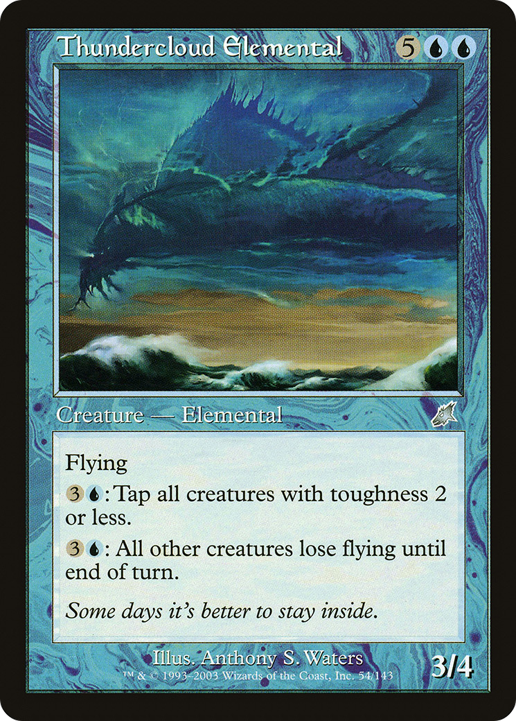 Thundercloud Elemental (SCG-054) -