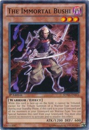 The Immortal Bushi (SDWA-EN014) - Structure Deck: Samurai Warlords 1st Edition