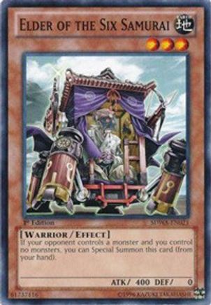 Elder of the Six Samurai (SDWA-EN021) - Structure Deck: Samurai Warlords 1st Edition