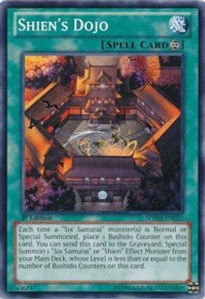 Shien's Dojo (SDWA-EN032) - Structure Deck: Samurai Warlords 1st Edition