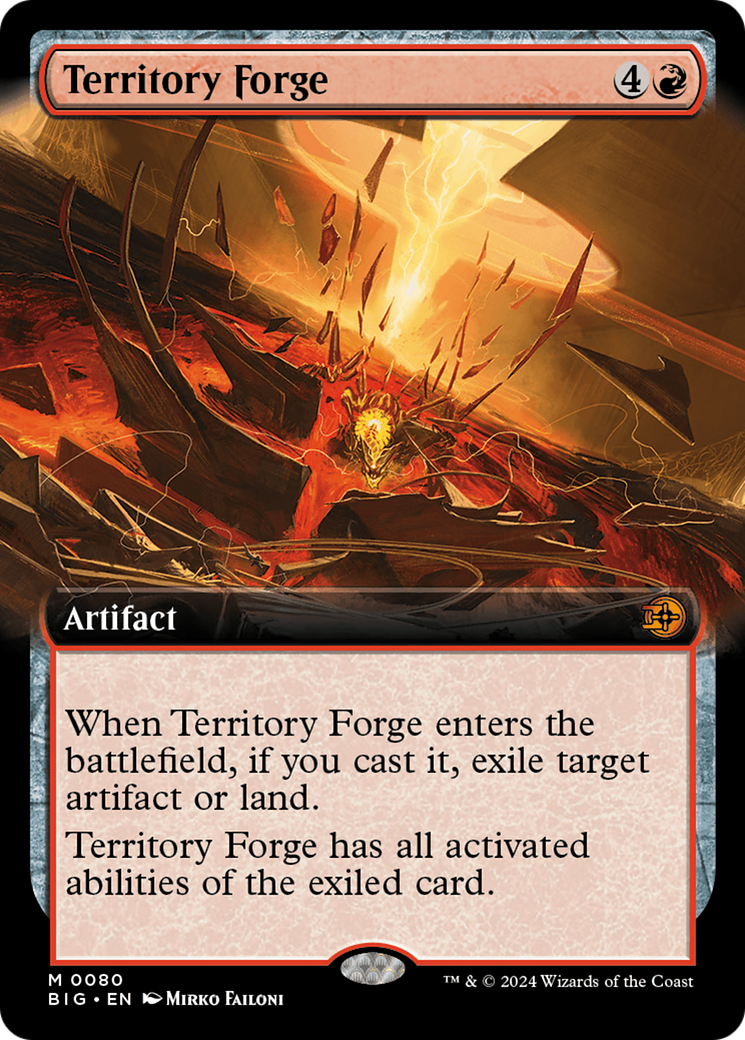 Territory Forge (BIG-080) - : (Extended Art) Foil