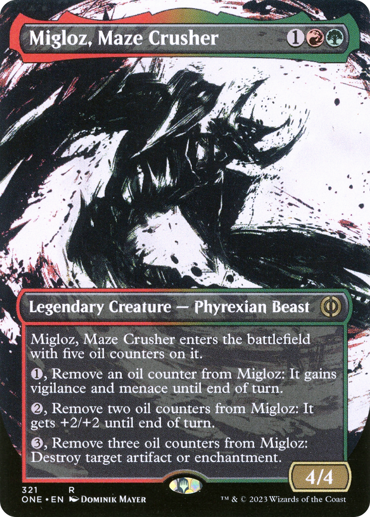 Migloz, Maze Crusher (ONE-321) - : (Showcase) (Borderless)