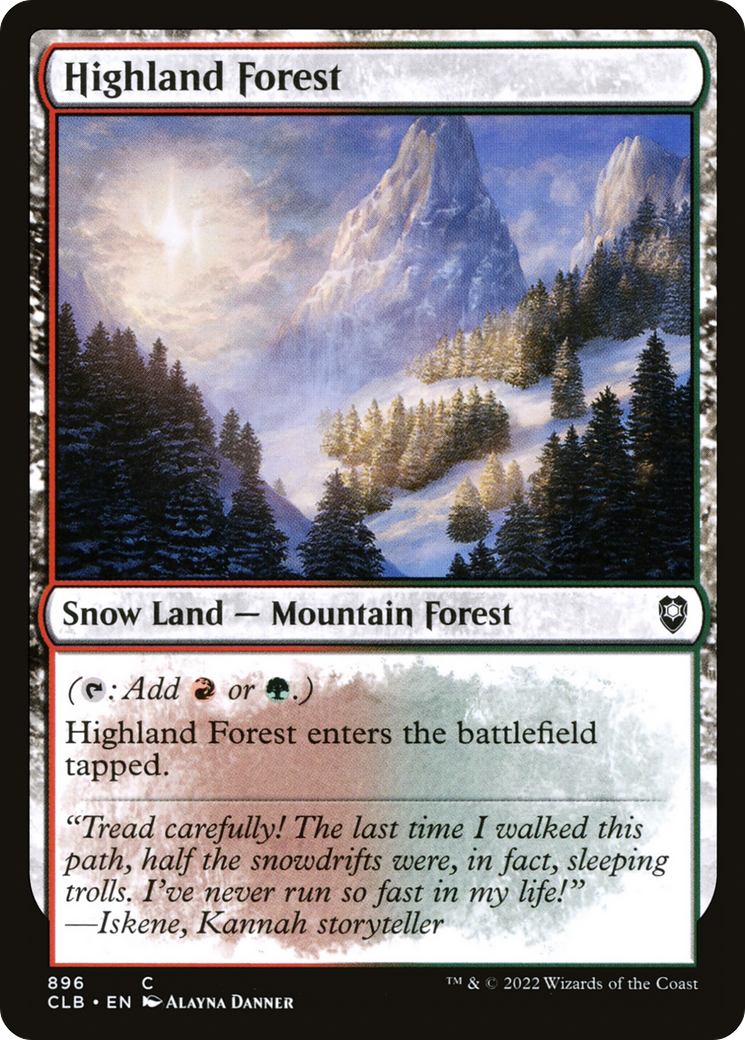 Highland Forest (CLB-896) - : (snow)