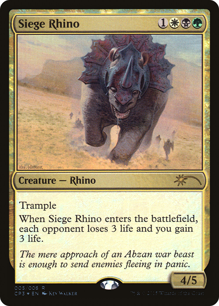 Siege Rhino (UMP-005) -  Foil