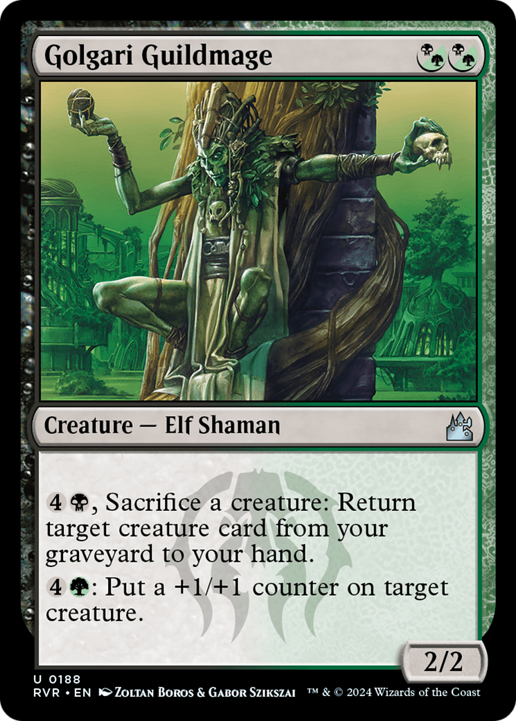 Golgari Guildmage (RVR-188) -  Foil