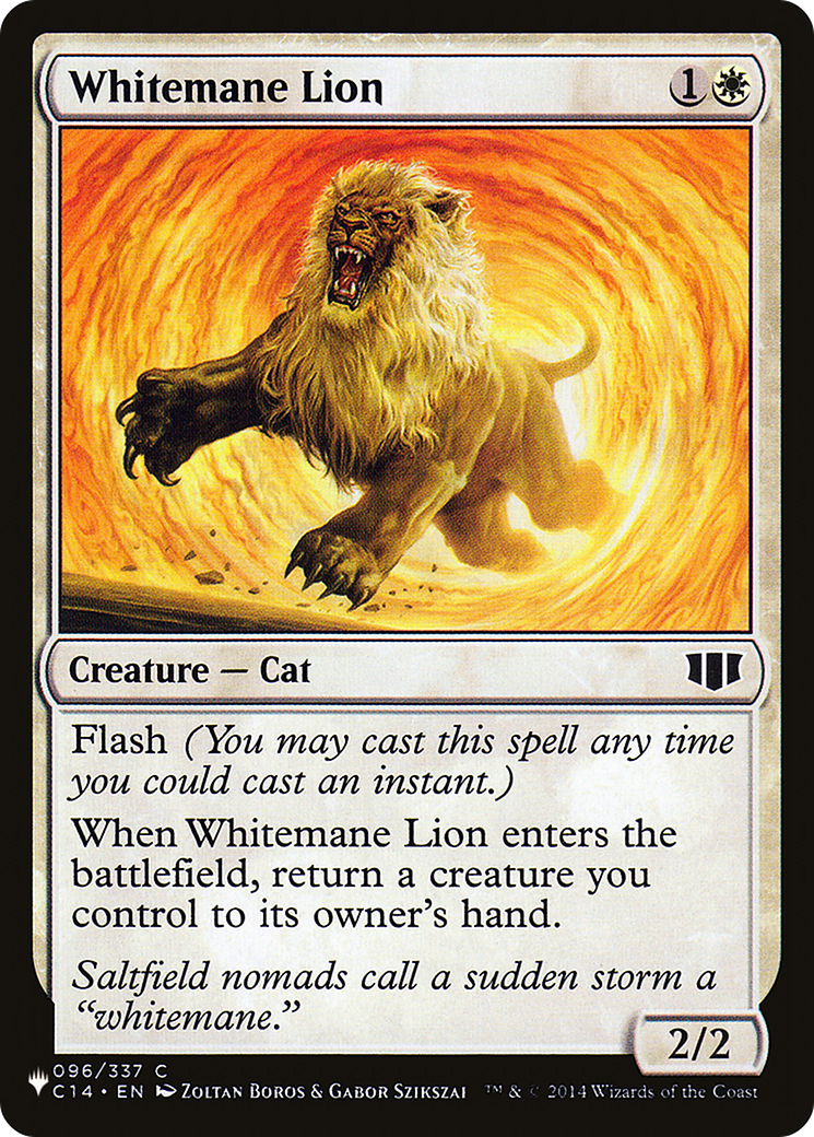 Whitemane Lion (LIST-C14-96) -