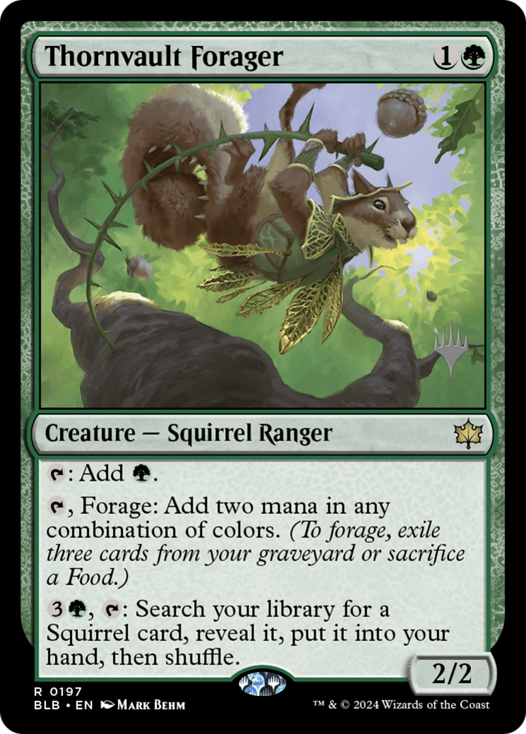 Thornvault Forager (PPBLB-197P) -  Foil