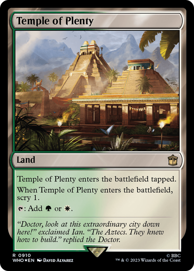 Temple of Plenty (WHO-910) -  Foil