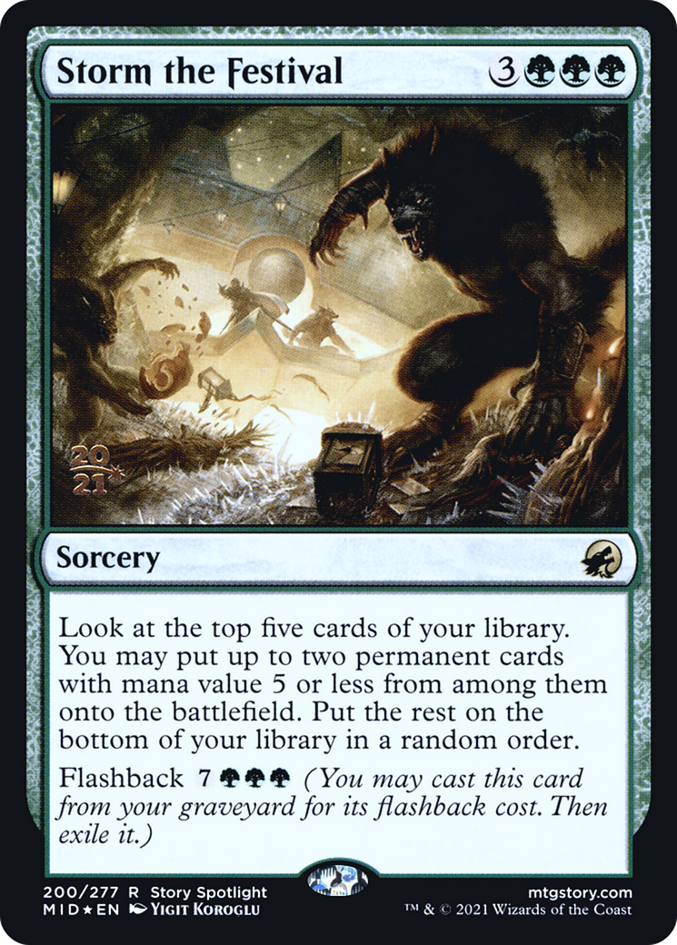 Storm the Festival (PRE-200S) -  Foil