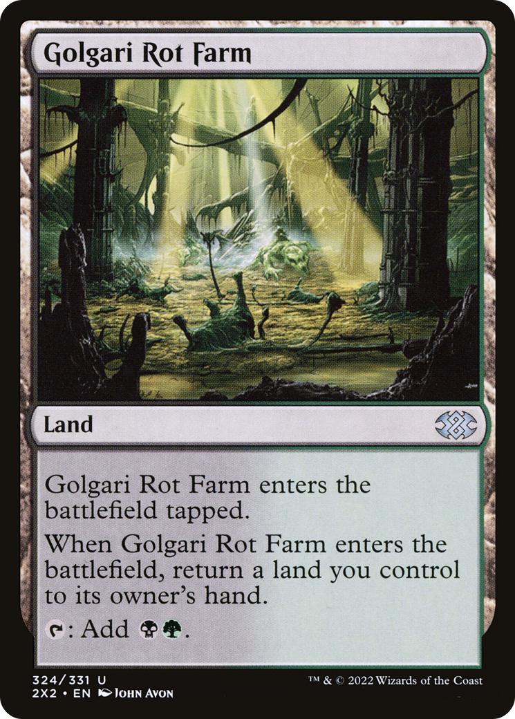 Golgari Rot Farm (2X2-324) -