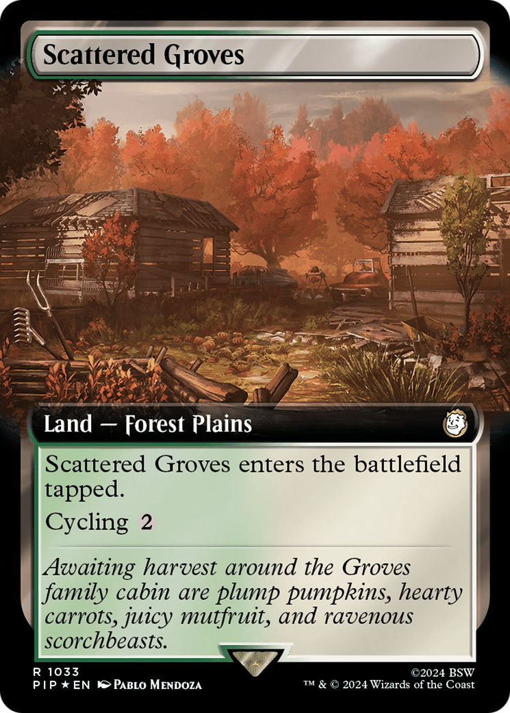 Scattered Groves (PIP-1033) - : (Extended Art) Foil