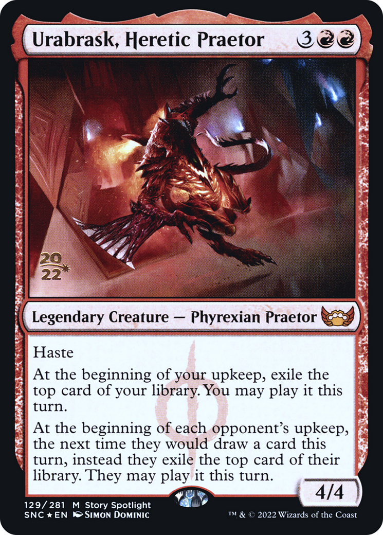 Urabrask, Heretic Praetor (PRE-129S) -  Foil