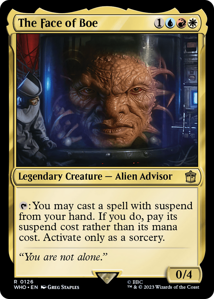 The Face of Boe (WHO-126) -  Foil