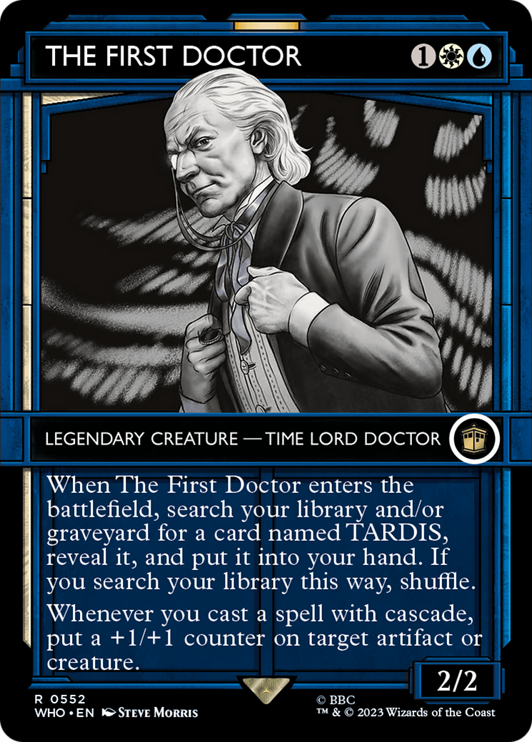 The First Doctor (WHO-552) - : (Showcase) (Borderless) Foil