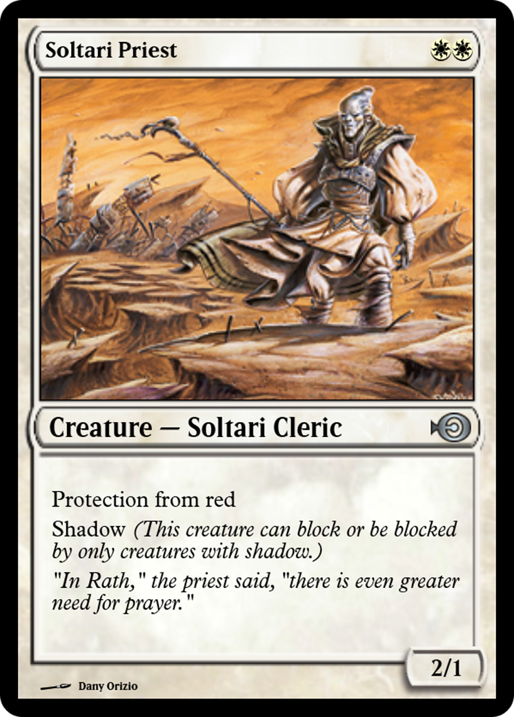 Soltari Priest (PRM-35054) -  Foil