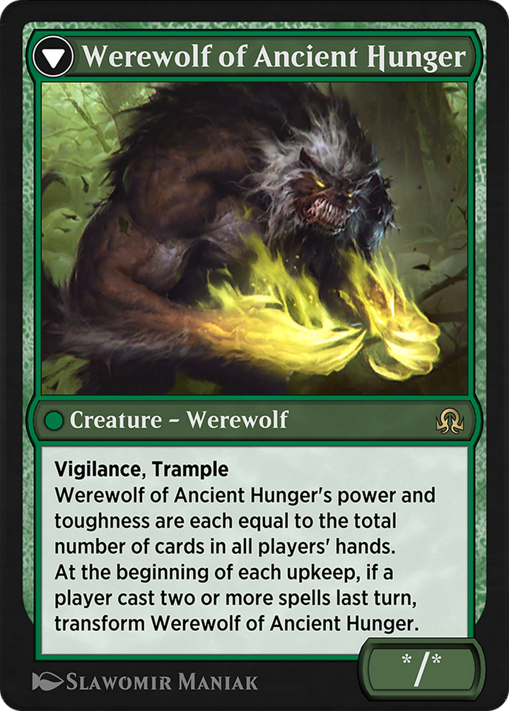 Sage of Ancient Lore // Werewolf of Ancient Hunger (SIR-211) -