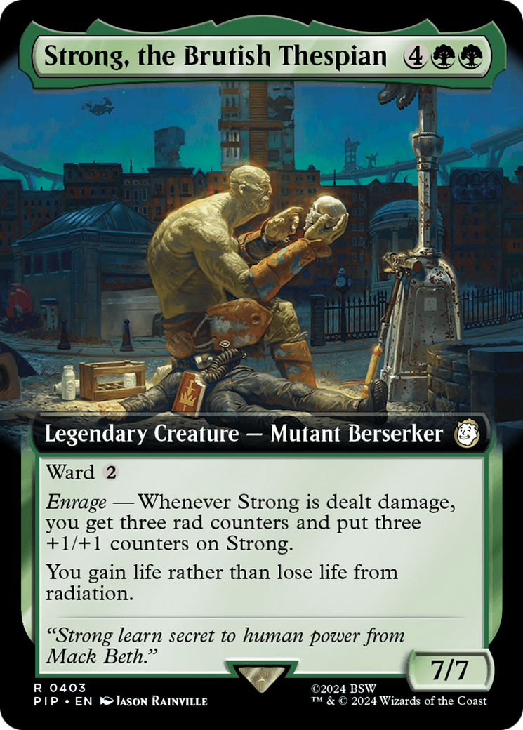 Strong, the Brutish Thespian (PIP-403) - : (Extended Art) Foil