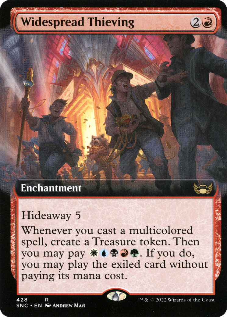 Widespread Thieving (SNC-428) - : (Extended Art) Foil