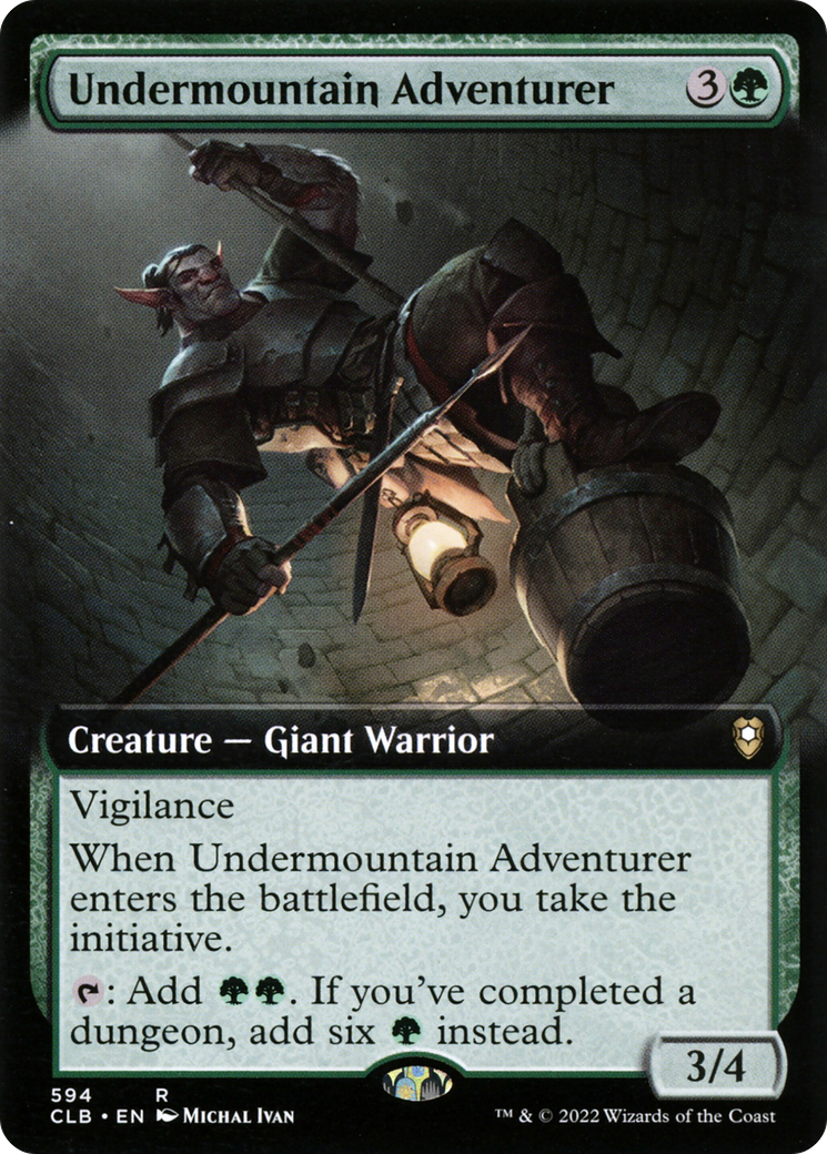 Undermountain Adventurer (CLB-594) - : (Extended Art)