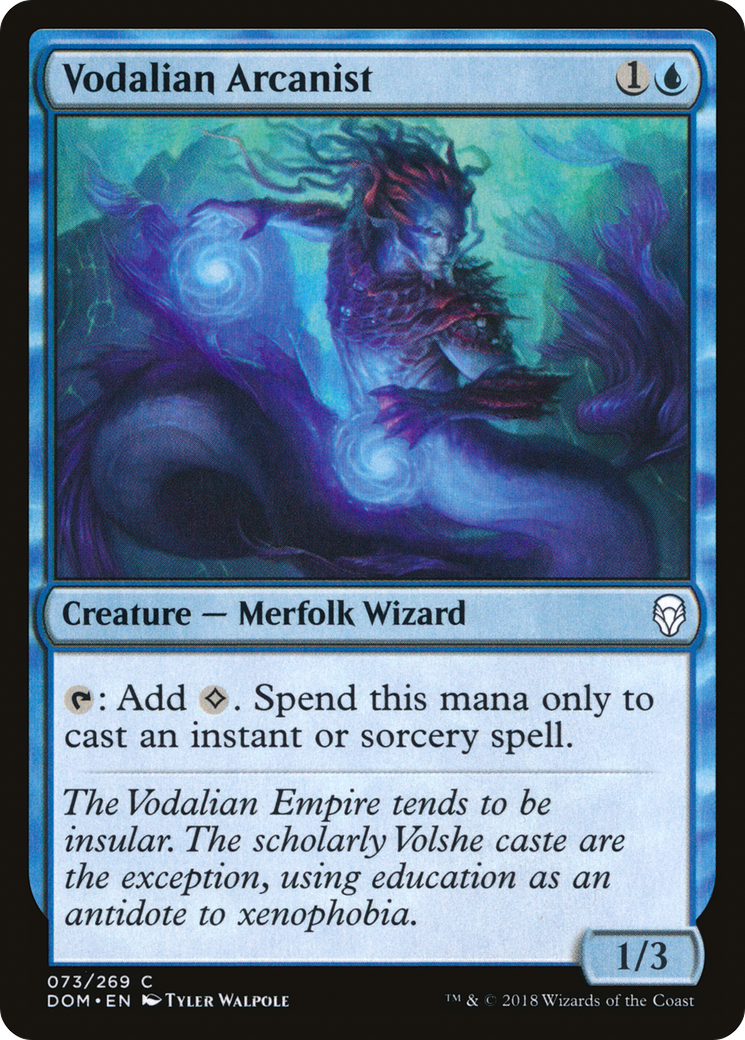 Vodalian Arcanist (DOM-073) -  Foil