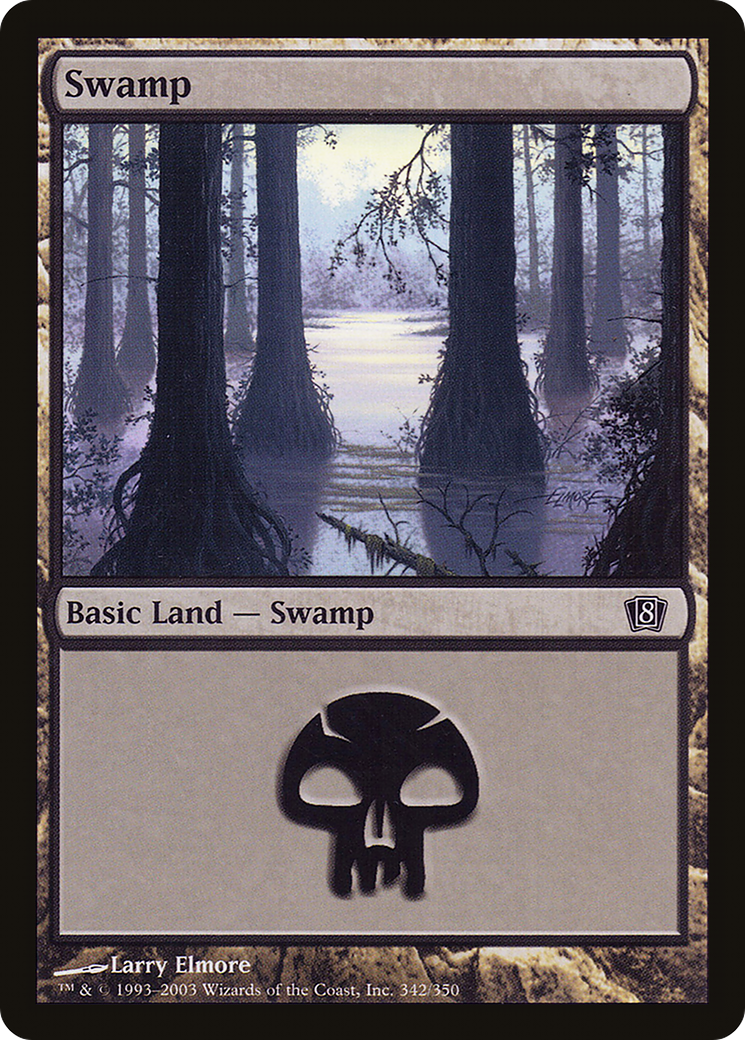 Swamp (8ED-342★) -  Foil