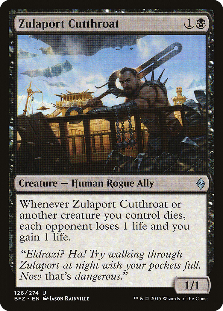 Zulaport Cutthroat (BFZ-126) -  Foil