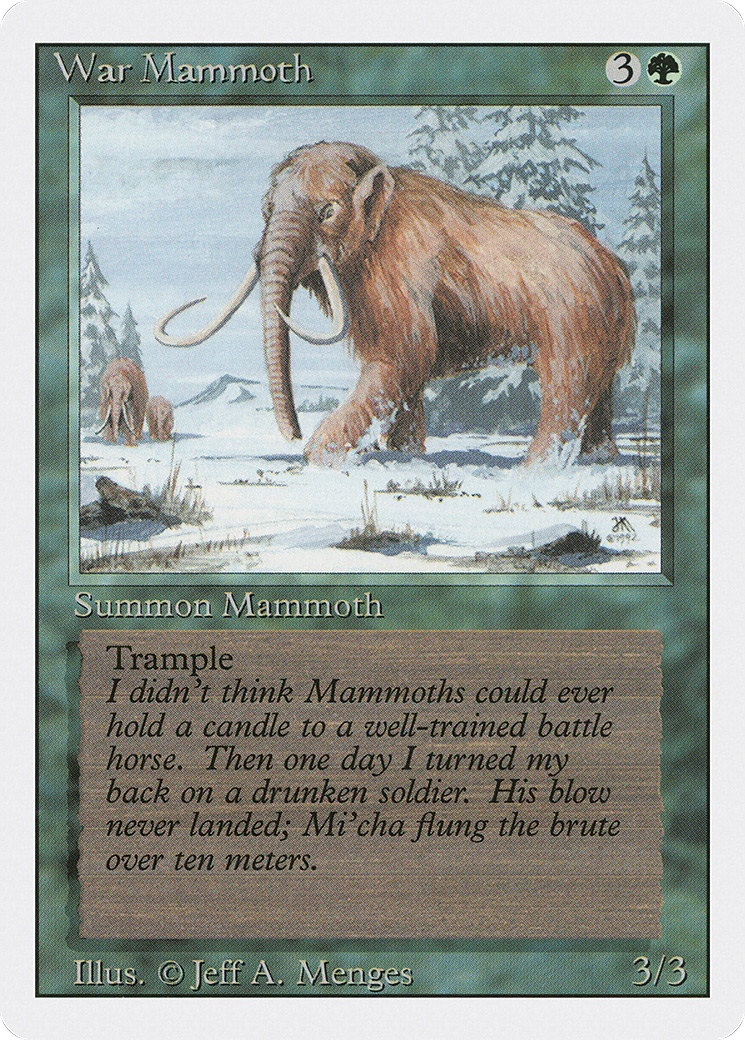 War Mammoth (3ED-228) -