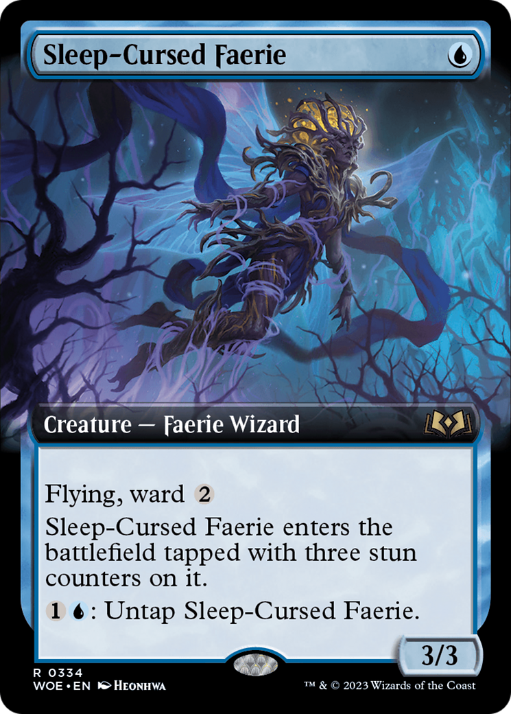 Sleep-Cursed Faerie (WOE-334) - : (Extended Art) Foil