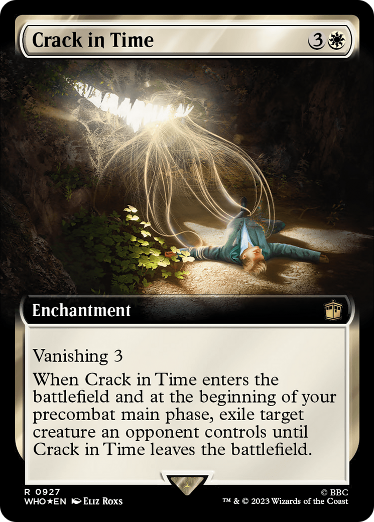 Crack in Time (WHO-927) - : (Extended Art) Foil